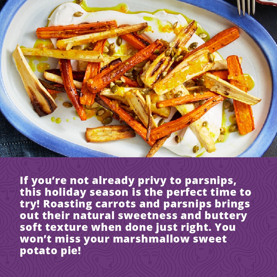 Carrots and Parsnips are a healthy sweet alternative for Women's Diabetes